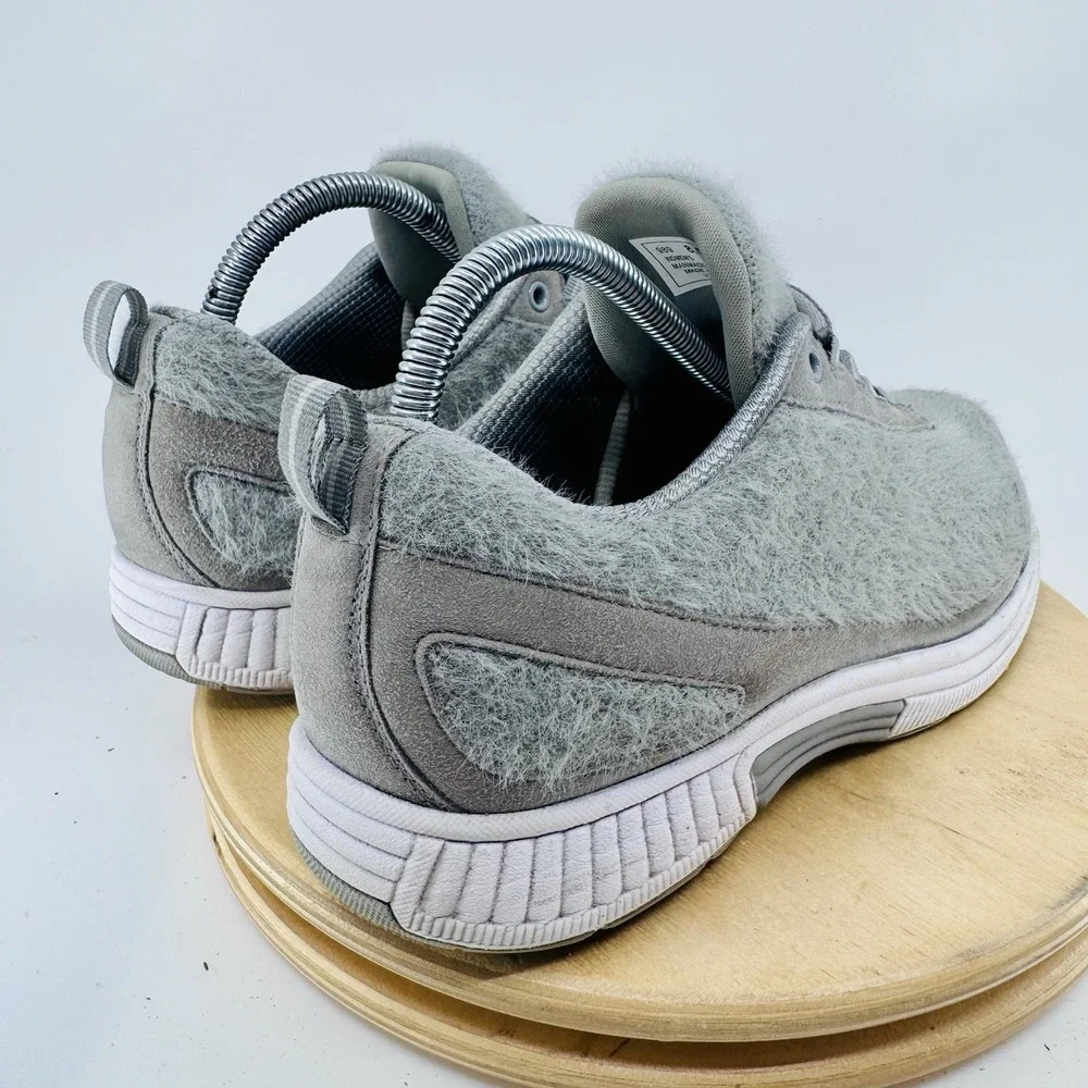 Orthofeet Coral Wool Shoes Womens 8.5 Wide w Gray Orthopedic Walking Sneakers